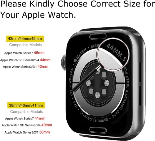 Miniatura 2 de Correa elástica de nylon trenzada Solo Loop, compatible con correas de Apple Watch de 1.496 pulgadas, 1.575 pulgadas, 1.614 pulgadas, 1.654