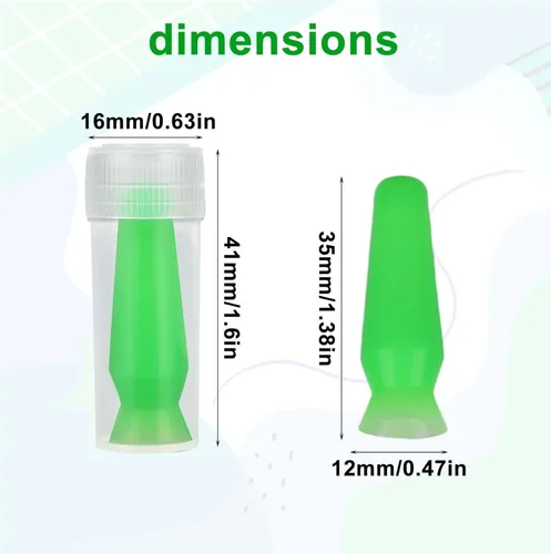 Miniatura 2 de 4 piezas de herramienta de inserción de lentes esclerales, insertador de lente escleral sin ventilación de silicona y removedor con estuche