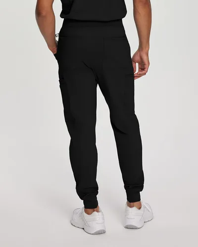 Miniatura 3 de Urbane Impulse 9913lLKA - Pantalones deportivos elásticos de 7 piezas para hombre, Grafito