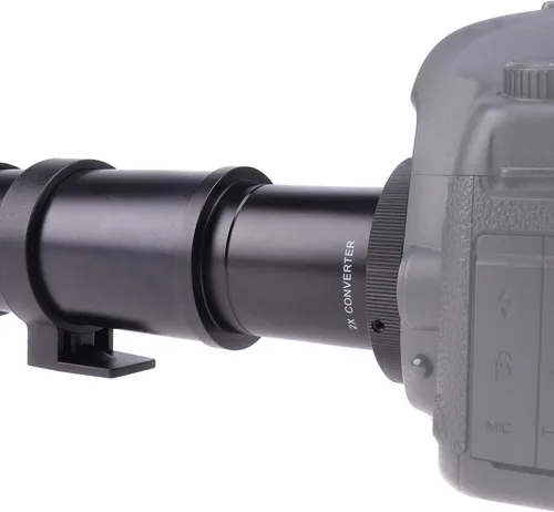 Miniatura 6 de Lente teleobjetivo zoom de 16.535-31.496 in F/8.3-16 con lente teleconvertidor de 2 X y anillo adaptador de montaje T2/T a PK para cámaras K-5 K-7