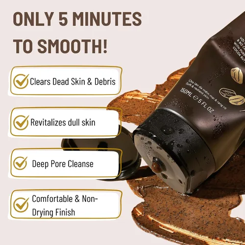 Miniatura 6 de Cocoon Dak Lak Coffee - Juego de cuidado corporal y facial, exfoliante de café vegano y mantequilla corporal para una piel más suave y suave, juego