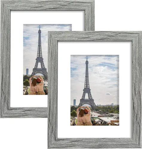 Miniatura 192 de Hongkee - Juego de 2 marcos de fotos, HK042515-MD5.5X8.5-BK(2PK)