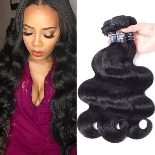 Miniatura 14 de Amella Paquetes de Cabello Suelto de Onda Profunda 100% Sin Procesar de Cabello Virgen Brasileño - Extensiones de Cabello Humano de Onda Profunda