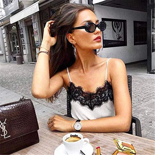 Miniatura 2 de Laurinny Gafas de sol auténticas Clout Bold Oval Retro Mod Kurt Cobain Clout Round Lens
