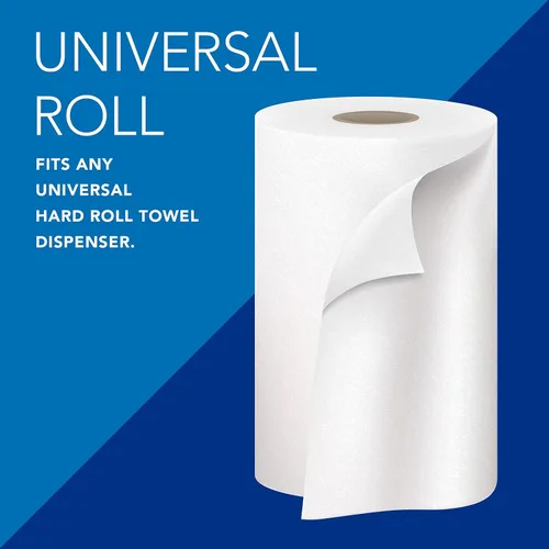 Miniatura 4 de Scott® Essential - Toallas de rollo duro universales (02068), con Absorbency Pockets™, núcleo de 1.5 pulgadas, blanco