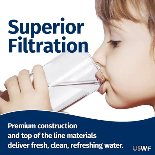 Miniatura 6 de Filtro de agua para refrigerador GSWF fabricado en los Estados Unidos, paquete de 2 unidades Reemplazo para GE GSWFDS, SmartWater 238C2334P001