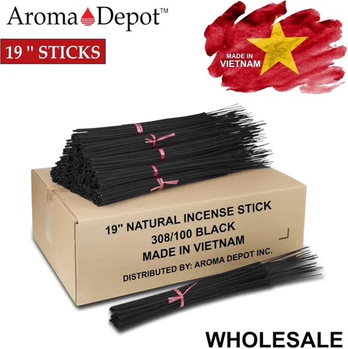 Miniatura 6 de Varillas de incienso sin perfume de 19 pulgadas, 60 varillas, dos paquetes de 100% natural Joss & Bamboo Punk Blanks. Añade cualquier aceite