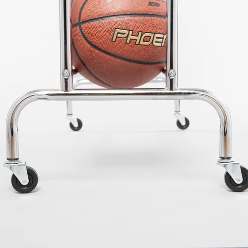 Miniatura 4 de CHAMPRO Estante para 12 pelotas con ruedas para baloncesto, voleibol y más, vertical