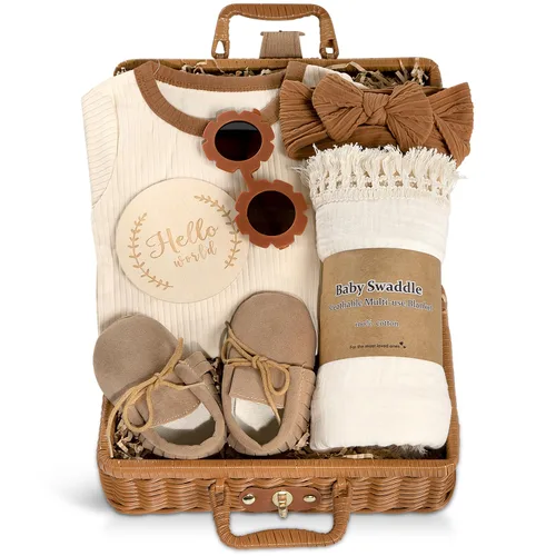 Regalos de bebé niña, regalos de baby shower para niñas, regalo único para bebés, artículos esenciales para recién nacidos, gafas de sol para recién