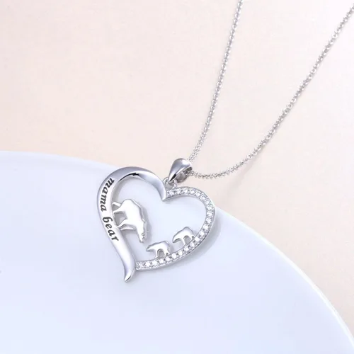 Miniatura 9 de Collar de plata esterlina para mamá, regalo para el día de la madre, dije o brazalete para mamá