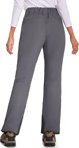 Miniatura 2 de BenBoy Pantalones de esquí de nieve para mujer, con aislamiento, impermeables, resistentes al viento, Ripstop
