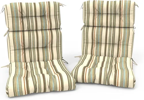 Miniatura 37 de Cojines Adirondack para sillas de patio con respaldo alto para exteriores, cojines Adirondack para jardín, porche, uso en sillas de oficina en casa