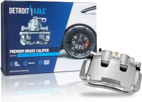 Miniatura 4 de Detroit Axle - Kit de freno delantero para Dodge Ram 1500 2009-2018 Durango Chrysler Aspen 2009-2018 Rotores de freno de disco Pinza con soporte