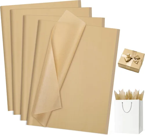 Miniatura 18 de woric 160 hojas de papel de seda rosa para bolsas de regalo de 20 x 14 pulgadas, papel de seda de envoltura a granel para manualidades