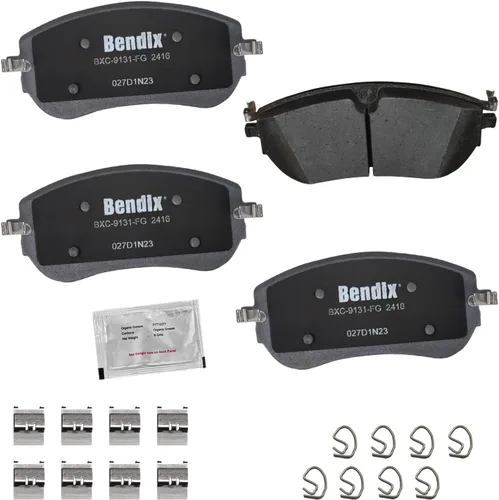 Miniatura 371 de Pastillas de freno delanteras cerámicas Bendix Priority1 CFC2302 para Hyundai Elantra 2021, Sonata 2022-2020, Kia K5 2023-2021