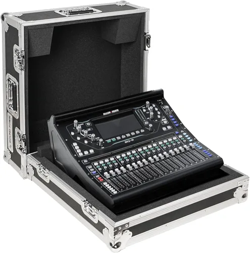 Sound Town ATA Caja de madera contrachapada para mezclador con protección de espuma interior, para mezclador digital Allen & Heath SQ5 (STRC-SQ5)