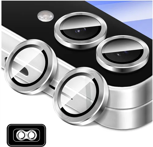 Miniatura 23 de LucBuy Protector de lente de cámara para Samsung Galaxy Z Fold 3, cubierta de cámara de vidrio templado Protector de pantalla Adhesivo de película