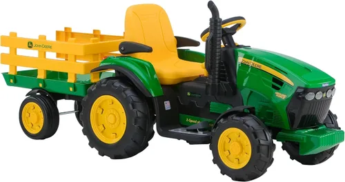 Miniatura 7 de Peg Perego John Deere - Tractor de fuerza terrestre con remolque de 12 voltios para montar