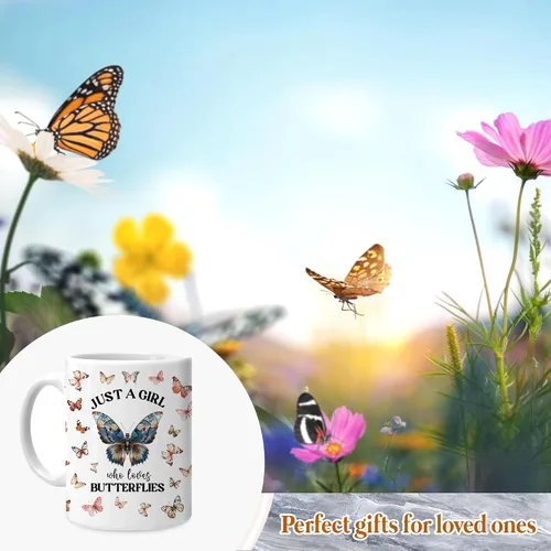 Miniatura 4 de Hyturtle Taza Personalizada de Mariposa - Regalos Inspiradores para Niñas, Mujeres y Amigas - Regalos de Cumpleaños para Amantes de las Mariposas