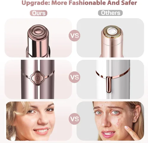 Miniatura 6 de Dispositivo de depilación, depilación facial para mujer - Gurelax depilador facial para mujer, depilación indolora/afeitado para barbilla, labio