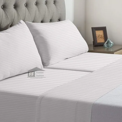 Miniatura 16 de Juego de sábanas para cama ajustable, tejido de satén suave, 400 hilos, 100% algodón egipcio, 5 piezas con 2 sábanas bajeras, juego de sábanas de 25