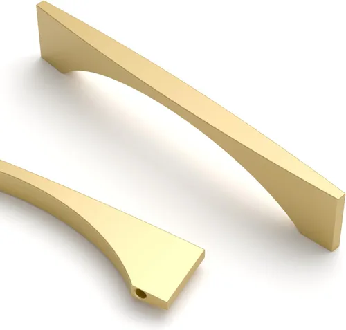 Miniatura 14 de Asidrama - Paquete de 10 manijas de gabinete de cocina color latón envejecido de 3.75 pulgadas (96mm), tiradores para gabinete, accesorios