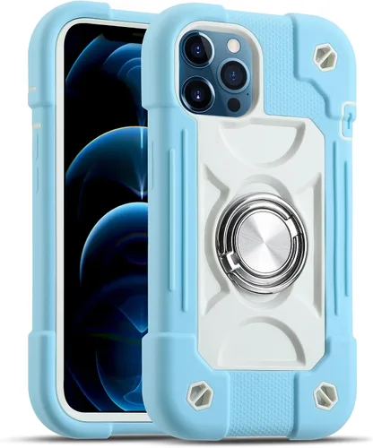 Miniatura 20 de MARKILL Funda compatible con iPhone Air de 6.5 pulgadas 2025 con soporte de anillo giratorio de 360 grados, protección contra caídas de grado