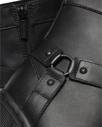 Miniatura 2 de Dr. Martens Botas Chelsea de cuero con tacón acampanado y arnés Spence para mujer