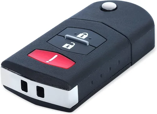 Miniatura 5 de Beefunny Reemplazo plegable Flip Shell Remote Key Case Fob 3 Botón para Mazda 3 5 6 RX8 CX5 CX7 CX9 (1)