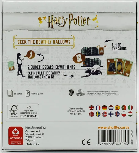 Miniatura 3 de Shuffle Harry Potter, tarjeta de búsqueda de las Reliquias de la Muerte, divertido juego de estrategia, para 2-4 jugadores, regalo para niños