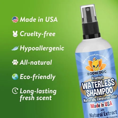 Miniatura 2 de Bodhi Dog Champú sin agua Champú seco natural para perros o gatos Neutraliza el olor de mascotas No requiere enjuague Fabricado