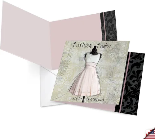 Miniatura 5 de The Best Card Company - 12 tarjetas de notas en blanco surtidas (4 x 5.12 pulgadas) - Tarjetas de notas en caja para todas las ocasiones a granel