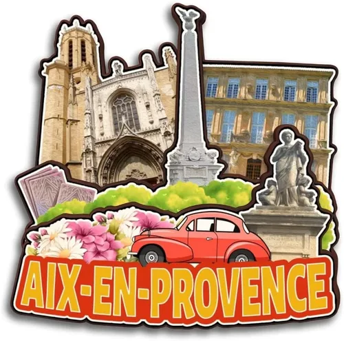 Miniatura 31 de Toulon Provence-Alpes-Cote d'Azur Francia - Imán para nevera Colección de madera 3D Madera hecha a mano recuerdos de la ciudad de viaje, imán
