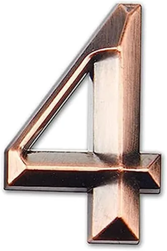 Miniatura 21 de Números de casa para puertas 3D, números de buzón de 3 pulgadas, números del 0 al 9, autoadhesivos, números de puerta de casa, dirección de calle