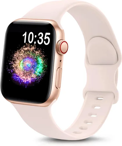 Miniatura 19 de TreasureMax - Correa deportiva compatible con Apple Watch de 38, 40, 41, 42, 44, 45, 46 y 49 mm, correa de silicona suave compatible con Apple Watch
