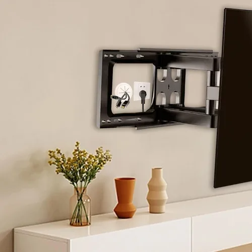 Miniatura 6 de ROOWINTOO Kit de gestión de cables para TV, ocultador de cables de pared para TV, incluye 2 pases y accesorio para taladro de sierra de agujero