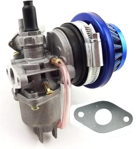 Fuerdi carburador de 44 mm con filtro de aire para minimotocicleta de cross, cuatriciclo, minimotocicleta y escúter de 47 y 49 cc