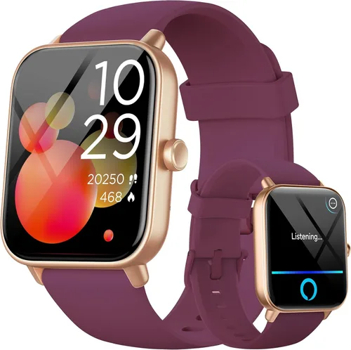 Miniatura 11 de Relojes inteligentes para hombres y mujeres, para hacer o responder llamadas, Alexa integrado, rastreador de actividad física HD de 1.8 pulgadas