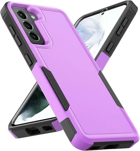 Miniatura 13 de Funda para Samsung Galaxy S21: funda protectora de doble capa resistente para teléfono celular, a prueba de golpes, con protector de pantalla