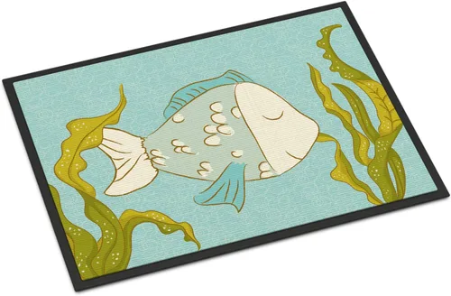Miniatura 43 de Caroline's Treasures BB8537MAT - Felpudo de delfín bajo el agua de 18 x 27 pulgadas, tapete para puerta delantera interior y exterior, para entrada