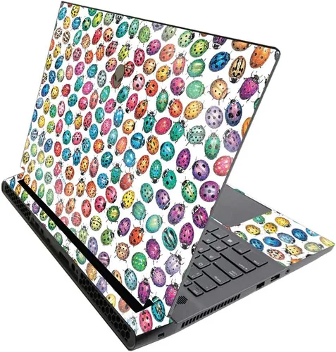 Miniatura 446 de MightySkins - Skin brillante con purpurina para Alienware M17 R3 (2020) y M17 R4 (2021) - Diversión de los años 90 Acabado duradero con purpurina