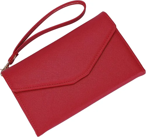 Miniatura 3 de Zoppen - Billetera y porta pasaporte y documentos de viaje (Ver.5) para mujer con bloqueo Rfid y correa para la muñeca