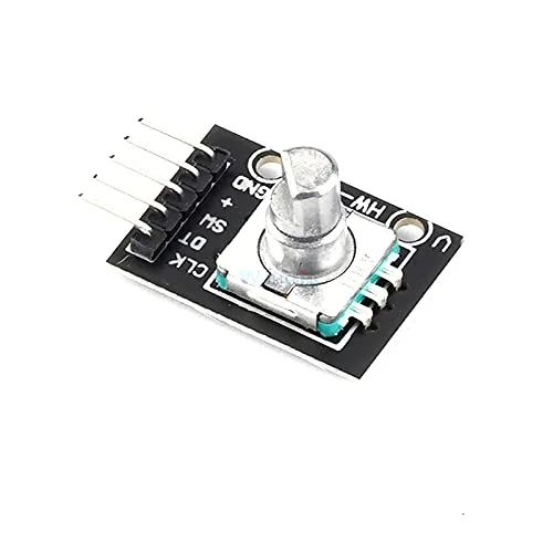 Miniatura 5 de 2 unids KY-040 360 grados Rotary Encoder Módulo para Arduino Compatible Sensor de Ladrillo Interruptor Desarrollo Junta KY-040 con Pines