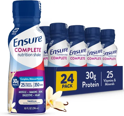 Miniatura 8 de Ensure COMPLETE Nutrition Shake, 1.06 oz de proteína, batido de reemplazo de comidas, con nutrientes para la salud inmunológica, chocolate, 10 onzas
