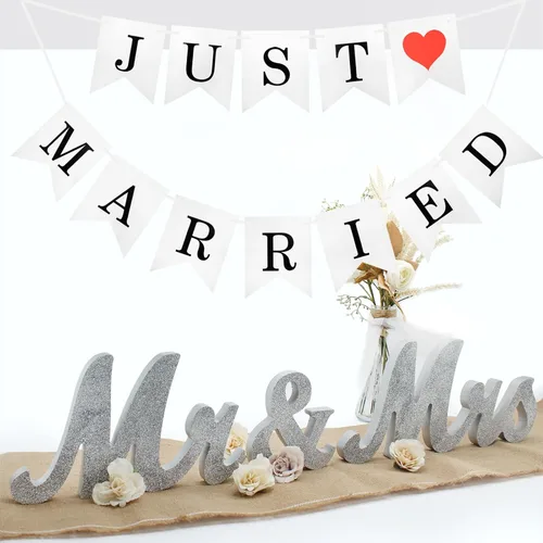 Miniatura 10 de Letrero de Mr y Mrs para mesa de boda, letras grandes de madera de Mr y Miss, letra de madera para decoración de fiesta, mesa principal de boda