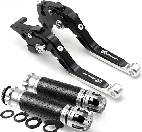 Miniatura 11 de for Suzuki V-Strom 2002-2016 2015 2014 20132 012 2011 2010 V-Strom Motorcycle Brake Handle Adjustable Brake Clutch Lever Handbar (Color : 1)