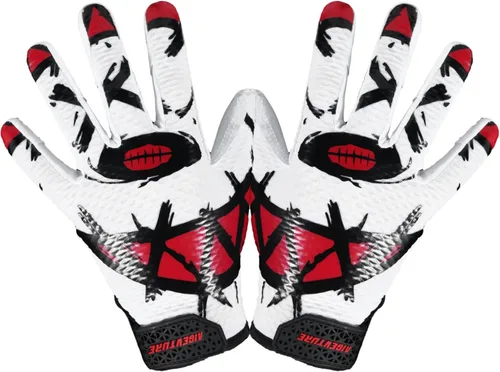 Miniatura 8 de AIGEVTURE Guantes de fútbol para jóvenes, guantes receptores para niños, guantes de fútbol adhesivos para niños y niñas