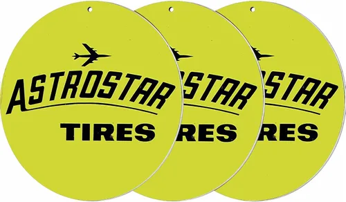 Brotherhood Astrostar Tires Airplane Rubber Tough Tires Reproducción Car Company Garaje Letreros Metal Vintage Decoración Metal Estaño Aluminio