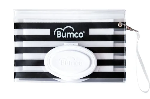Miniatura 8 de BUMCO Dispensador de toallitas hermético, se mantiene húmedo, bolsa recargable reutilizable, organizador de bolsa de pañales para viajes, embrague
