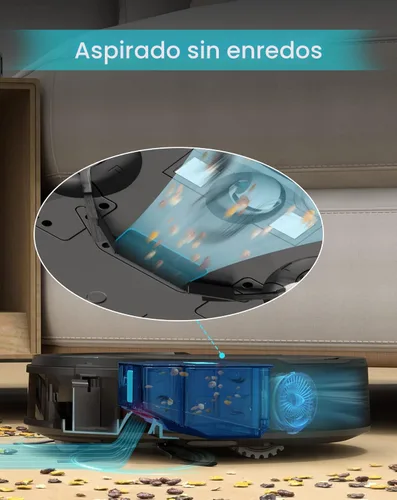 Miniatura 3 de Lefant Robot aspirador M210, tiempo de funcionamiento de 120 minutos, diseño compacto, potente succión, bajo ruido, Wi-Fi/aplicación/control de voz